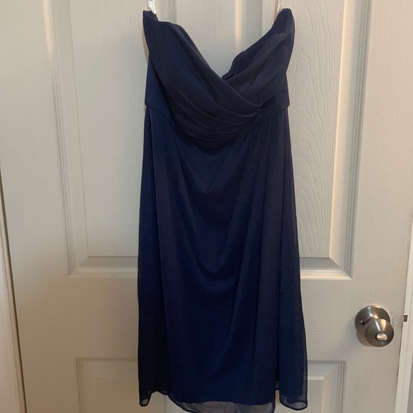 Navy Bridesmaids Dress - Picture 1 of 2